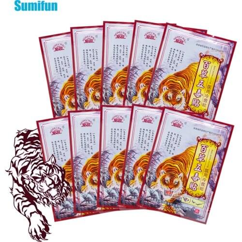 80pcs/Lot Tiger Balm Pain Relief Patch Knee Shoulder Neck Waist Rheumatoid Arthritis Treatment Chinese Herbal Medical Plaster