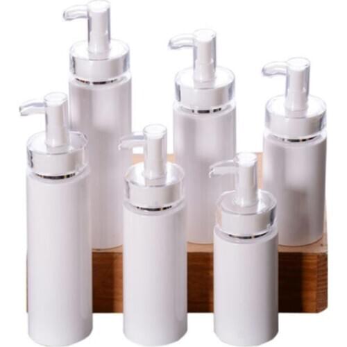 Empty PET Plastic Bottle Lotion Pump Bottle e Liquid Perfume Spray Bottle Acrylic Pump 120ml 160ml Cosmetic Container SN3341
