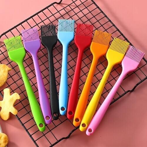 Brush pastry Culinary oil for kitchen sauce barbecue silicone baking tools with handles to smear heat-resistant brushes bbq
