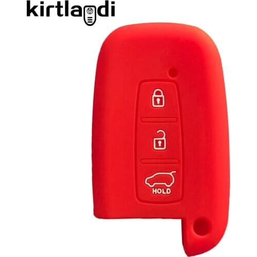 Silicone Car Key Case Cover for Kia Sorento Sportage Rio 3 for Hyundai Sonata Creta I30 Veloster Ix35 Santa Fe Tucson Elantra