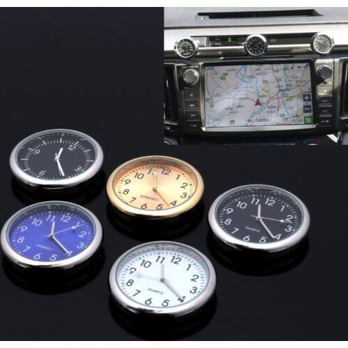 Universal Car Clock Stick-On Electronic Watch Dashboard Noctilucent Decoration For SUV Cars