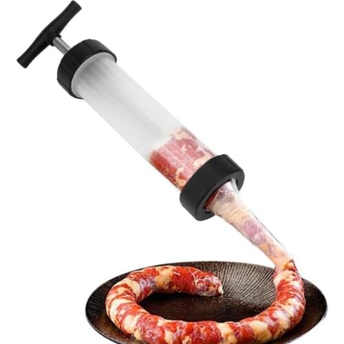 Homemade Sausage Stuffer Sausage Syringe Sausage Gadgets Manual Sausage Meat Fillers Machine Hand Operated Sausage Machines