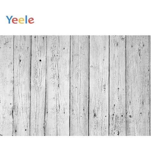 Yeele Old White Wooden Board Planks Texture Pet Grunge Portrait Photography Backgrounds Photographic Backdrops for Photo Studio