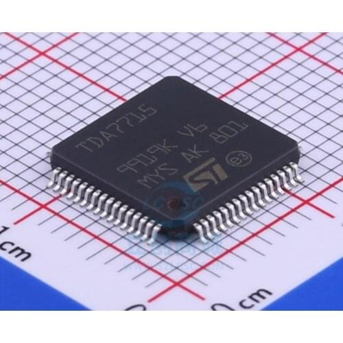 1 PCS/LOTE TDA7715 LQFP-64 100% Brand new and original
