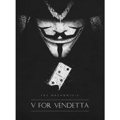 More style Vintage Classic Movie V for Vendetta Art Film Print Silk Poster Home Wall Decor 24x36inch