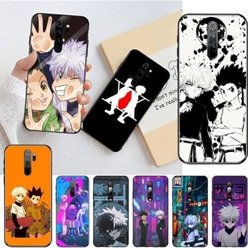 USAKPGRT Anime Hunter x Hunters DIY phone Case cover Shell for Redmi Note 9 8 8T 8A 7 6 6A Go Pro Max Redmi 9 K20 K30 Pro