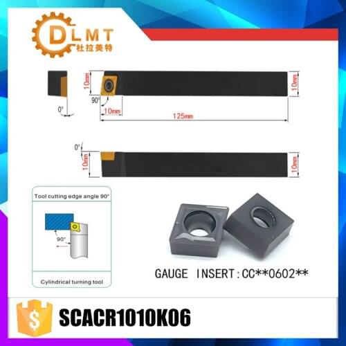 SCACR1010K06 90 Degrees External Turning Tool Holder For CCMT060204 Used on CNC Lathe Machine