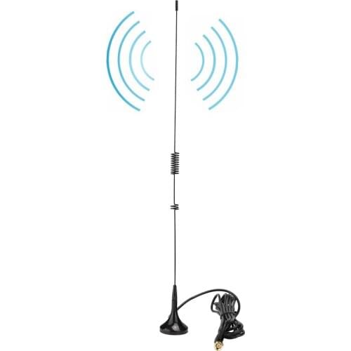 SOONHUA Car UHF VHF Dual Band Antenna Magnet Base SMA Male Stable Signal Antennas For Yaesu VX-2R VX-3R VX-6R Walkie Talkie