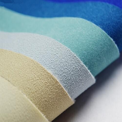 Faux Suede Leather Fabrics PU Leather for Decorative Stuff Microfiber Artificial Leather for sewing DIY Material Leather Skin
