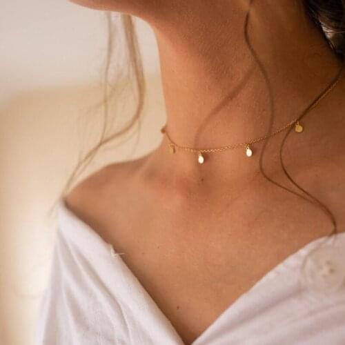 Exquisite cross collar necklace, religious symbol necklace, golden cross pendant, ladies cross pendant necklace, bohemian collar