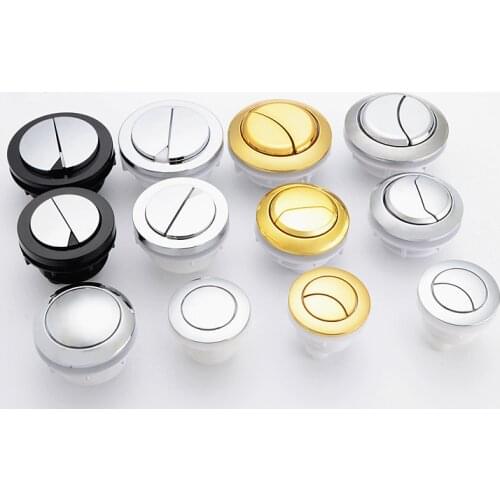 38 48 58mm closestool water tank push button vintage round single double key FLush button toilet water tank accessories,FL21020