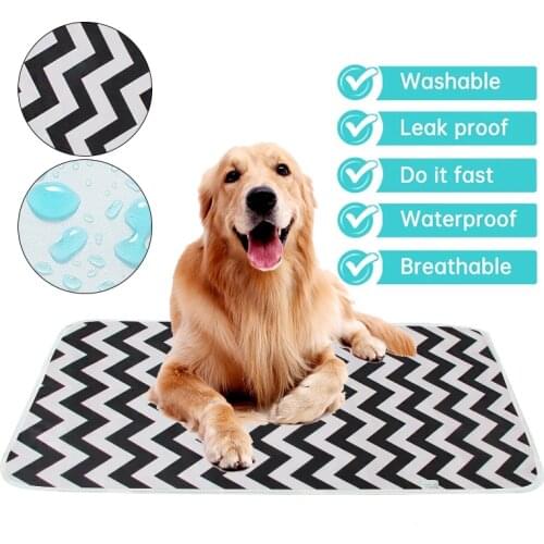 Pet Mat Urine Absorbent Waterproof Training Pad Washable Pet Pee Pad Reusable Diapers for Dog Puppy Car Seat Cover Dog Bed