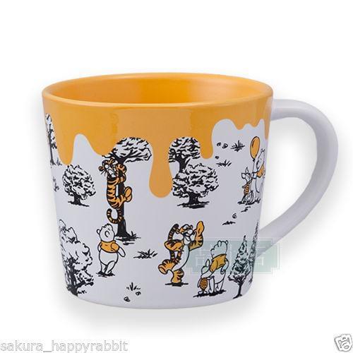 Disney Pooh Bear Mug Pooh Honey Pot Ceramic Cup Holiday Gift Collection Cup