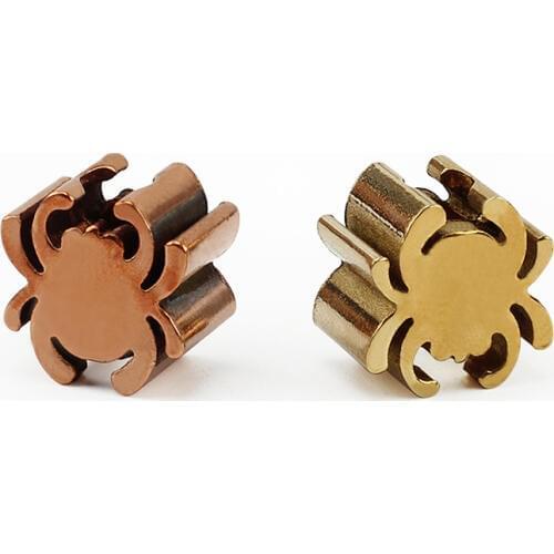 Brass Knife Beads Paracord Umbrella Rope Cord Outdoor EDC Red Copper Spider Lanyard Beads