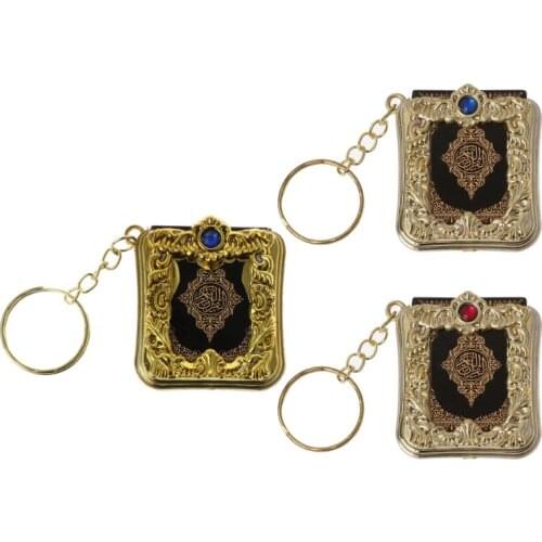 Mini Ark Quran Book Real Paper Can Read Arabic The Koran Keychain Muslim Jewelry