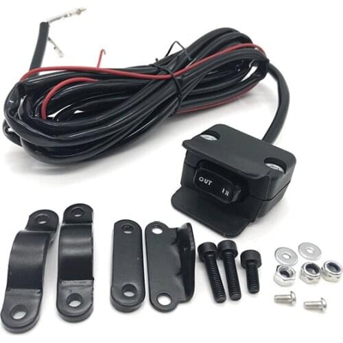 Motorcycle ATV/UTV 3 Meters Winch Rocker Switch Handlebar Control Line Warn Kits 12V Full Sealed Switch Connectors Supplies