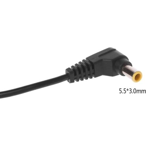 2021 New DC Power Adapter Cable L Shaped Pure Copper Plug With Pin For Samsung Laptop