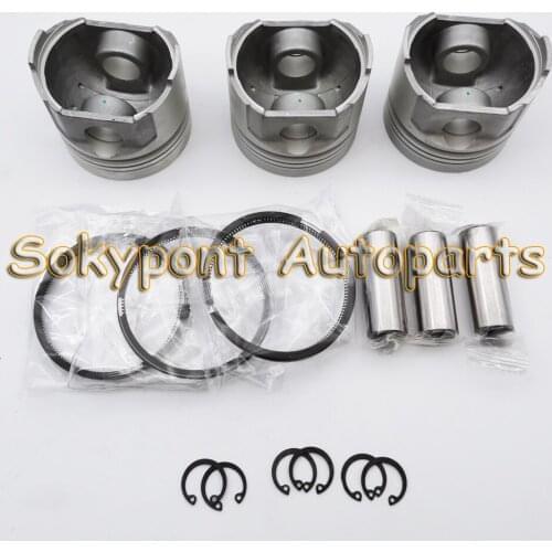 New STD L3E Cylinder Piston And Piston Ring Kit For Mit-subishi MIT Engine