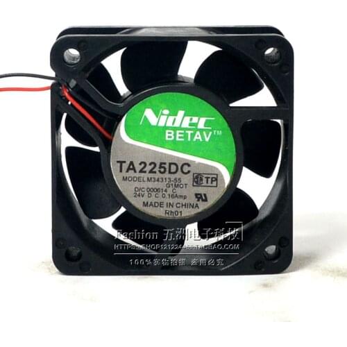 Original TA225DC M34313-55 6CM 24V 0.16A 6025 Gale Drive Fan