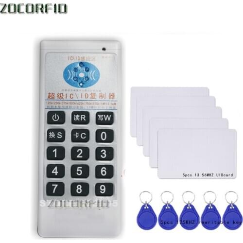 Handheld Frequency 125Khz-13.56MHZ Copier Duplicator Cloner RFID NFC IC card reader & writer Programmer Key fob Cards Reader