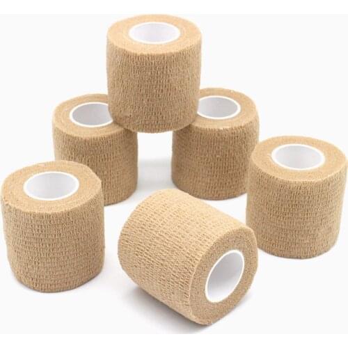 6 Rolls 5cm Self Adhesive Bandage Wrap,6 Pcs Vet Wrap Cohesive Bandages for Dogs Hoeses Pet Animals for Wrist Healing Ankle