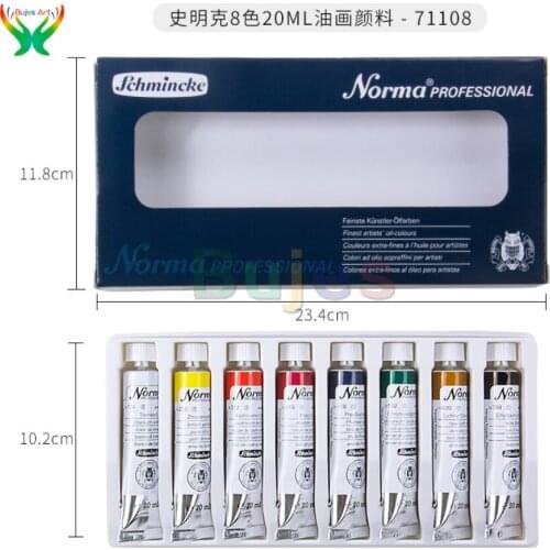 Schmincke 8 Colors Oil painting artist art painting normal oil painting pigment suit painter creates oil painting pigment