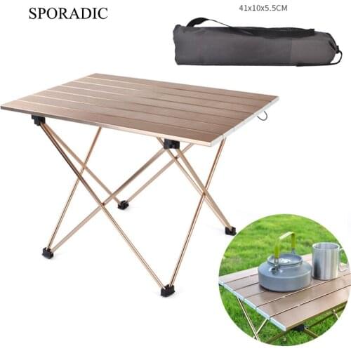 Sporadic Folding Table Camping Picnic Table Outdoor Camping Table Travel Furniture Ultra Light Fishing Hiking Camping Accessorie