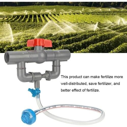 1" Female Thread Irrigation Venturi Fertilizer Injectors Device with Garden Water Tube pipe, Flow Control Switch Filter Kit 1Set