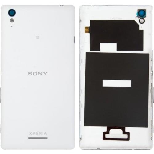 Housing Back Cover Battery Cover Repair Part Replacement compatible with Sony D5102 Xperia T3, D5103, D5106, (With Camera Lens)