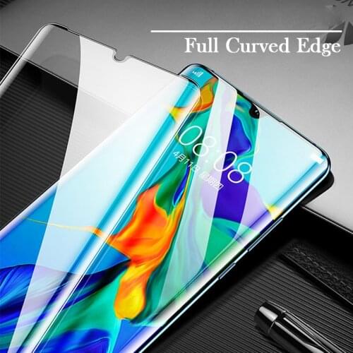 9H HD Tempered Glass For Huawei P30 P40 Pro Lite Nova 4e Screen Protector Protective P30lite P30pro Clear Film Full Curved Edge