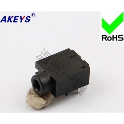 10 PCS PJ-219-3P socket 2.5 headset socket 3 foot plug-in 2 fixed foot 2.5MM socket female seat