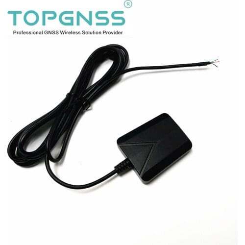 2PCS 4800bps 12V RS232 protocol GPS receiver antenna module NMEA 0183 DIY connector bottom magnet GNSS GPS GLONASS waterproof