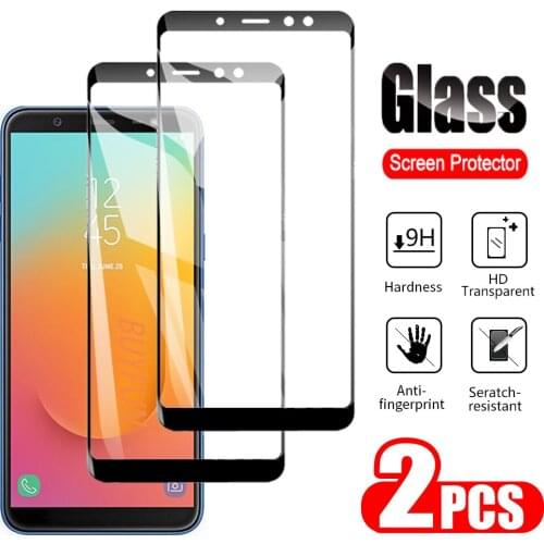 2Pcs Tempered Glass For Samsung Galaxy A8 A7 A6 A5 2018 A750 A530F A510 Screen Protector For Samsung A8s A2 Core A8 A6 Plus 2018