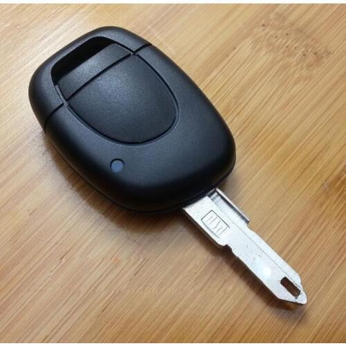 20PCS/lot For Replacement Shell For Renault Clio Kangoo Twingo 1 Button Remote Key Case Fob With Blank Blade