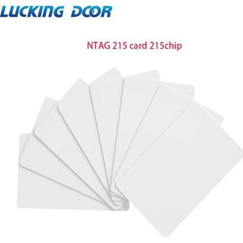 50/100pcs Ntag 215 NFC Cards Tag Forum card Chip 504Bytes NFC Tags Cards Ntag 215 504Bytes 13.56mHz Protocol ISO14443A