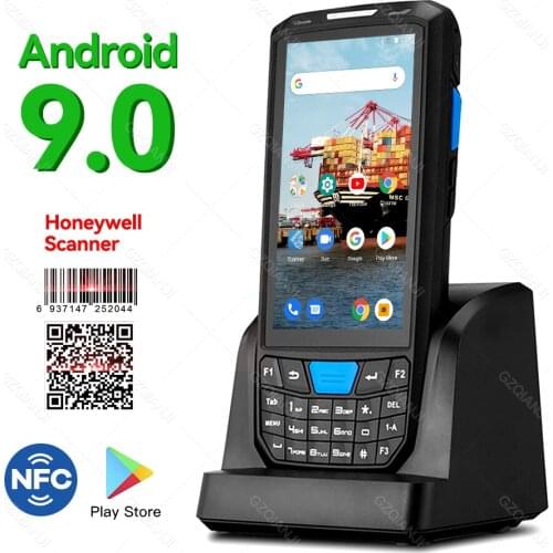 Android 9.0 PDA Rugged Handheld Terminal PDA Data Collector Honeywell 1D 2D QR Barcode Scanner Inventory Wireless 4G GPS POS PDA