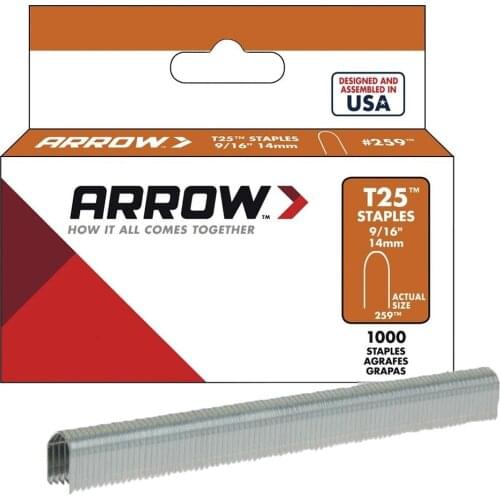 Arrow AR259 14mm 1000 Pcs Professional U Type Staple Wire