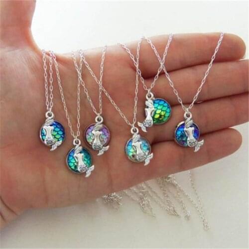 GLISTENING LITTLE MERMAID NECKLACE