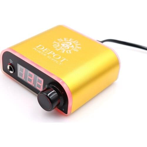 Tattoo Power Supply Kit Mini Aurora Power Supply Tattoo Power Cord for Coil & Rotary Tattoo Machines Tattoo Kit Tattoo Supplies