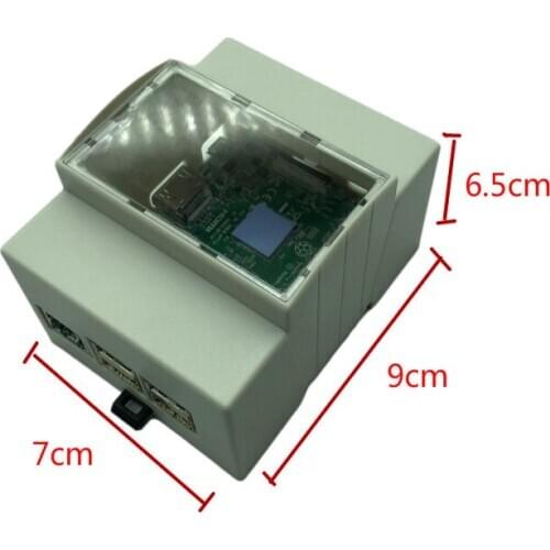 Raspberry Pi 4 Model B ABS Case White Case Protective Case Enclosure for RPI 3 Model B