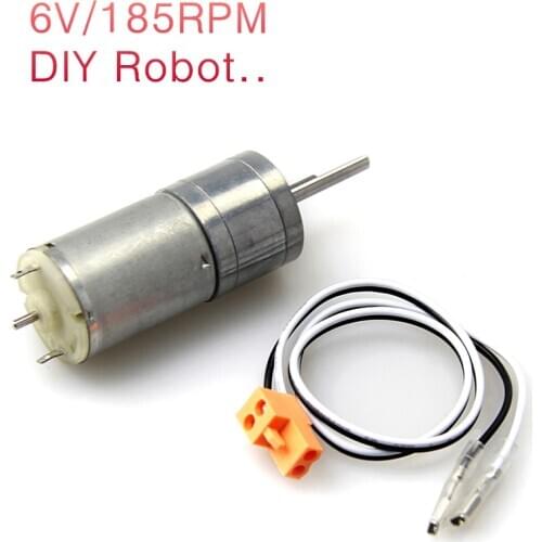 DC motor 25 type, 6V/185RPM,DIY Robot 80002