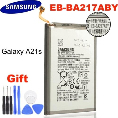 EB-BA217ABY 5000mAh SAMSUNG Original Replacement Battery For Samsung Galaxy A21s SM-A217F/DS SM-A217M/DS SM-A217F/DSN + tools