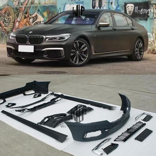 G11 G12 M760 PP Car body kit front bumper Rear bumper side skirts For BMW G11 G12 M760 car body kit 2012-2015