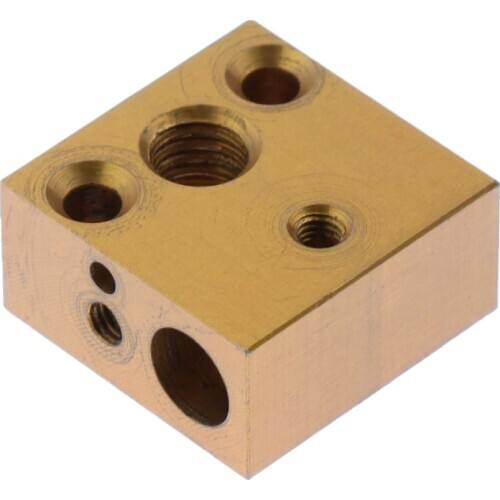 M3/M6 Aluminum Heater Block for 3D Printer Heating Block Hot End Accessories