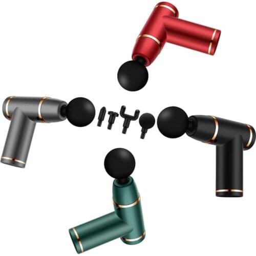 Massage Gun Muscle Relaxation Deep Tissue Massager Dynamic Therapy Vibrator Shaping Pain Relief Back Foot Massager USB Recharge