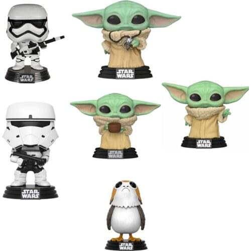 Star Wars Mandalorian Baby Baby Yoda Vinyl Doll Movable Doll Doll Hand-made Toy Gift