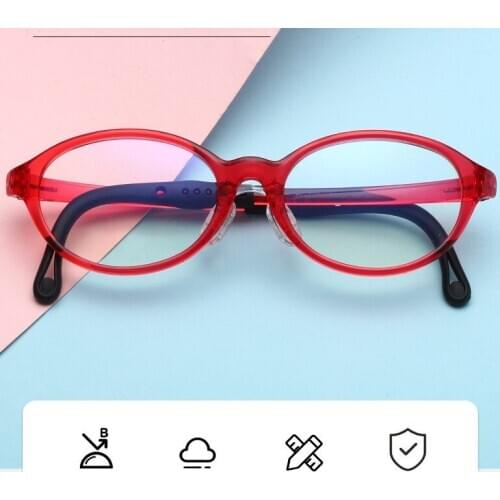 Fashionable Children Anti Blue Light Glasses TR90 Material Personality Silicone Mirror Frame Child Blue Light Goggles Eyewear