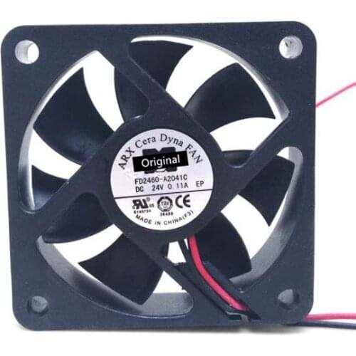 Original 100% working cooling fan 60mm 6015 24V ultra quiet fan 60 * 60 * 15mm FD2460-A2041