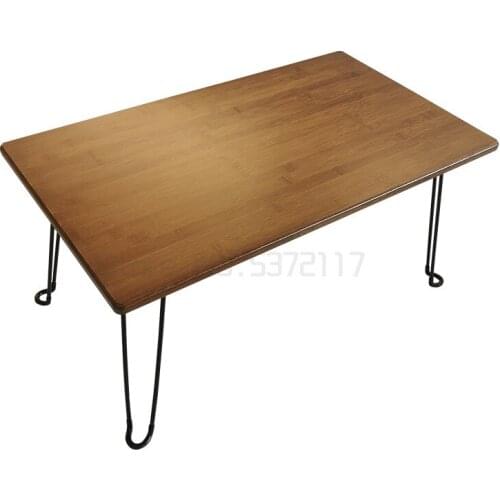 Laptop desk small table on bed foldable low table lengthening and heightening light student dormitory table metal material