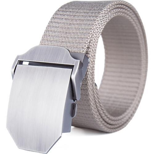 Automatic Buckle Nylon Belt Male Army Tactical Belt Mens Military Waist Canvas Belts Cummerbunds High Quality Strap